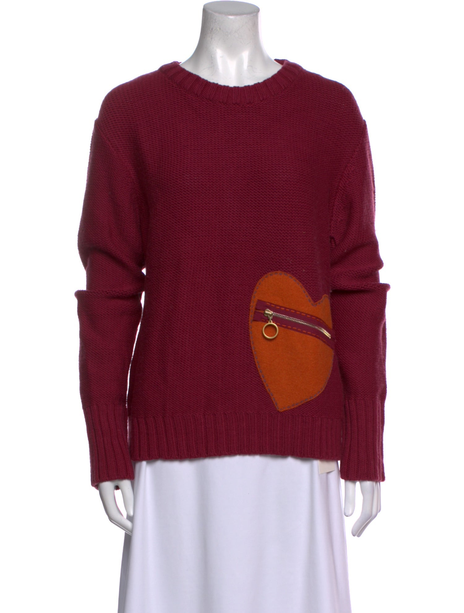 Escada Sport Virgin Wool Printed Sweater