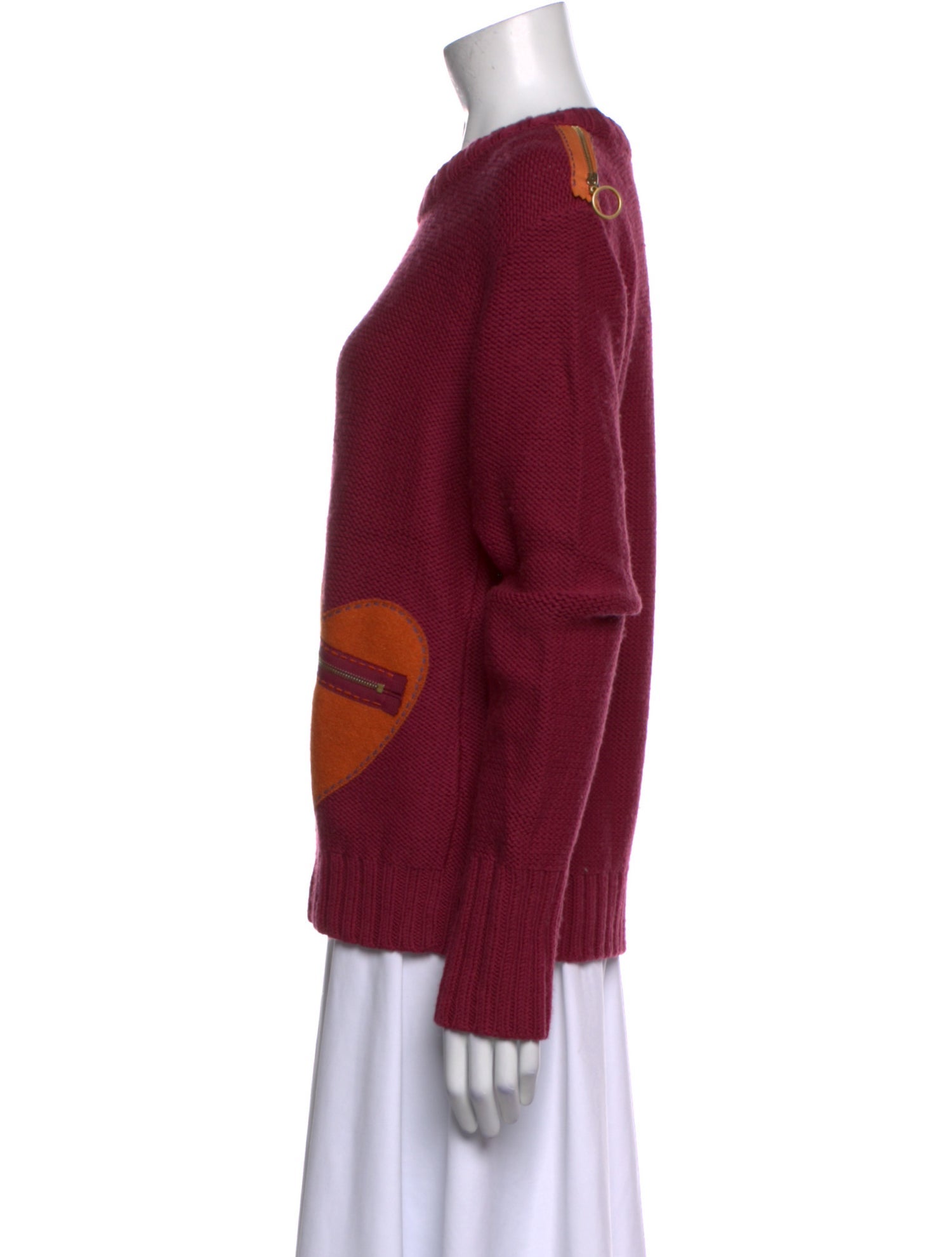 Escada Sport Virgin Wool Printed Sweater