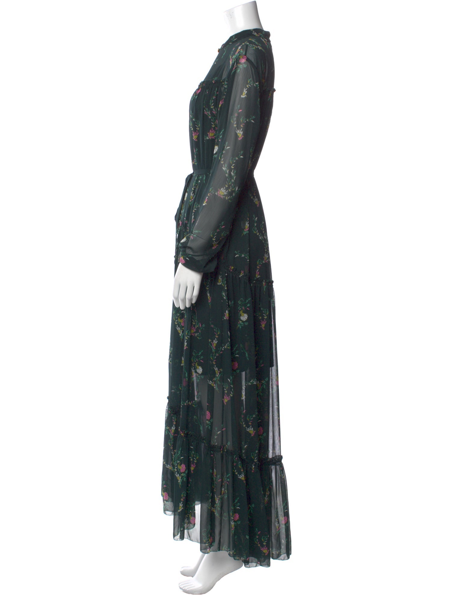 Escada Sport Floral Print Long Dress
