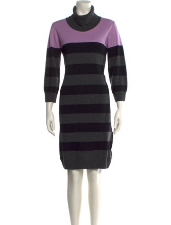 Escada Sport Virgin Wool Midi Length Dress