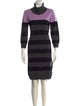 Escada Sport Virgin Wool Midi Length Dress
