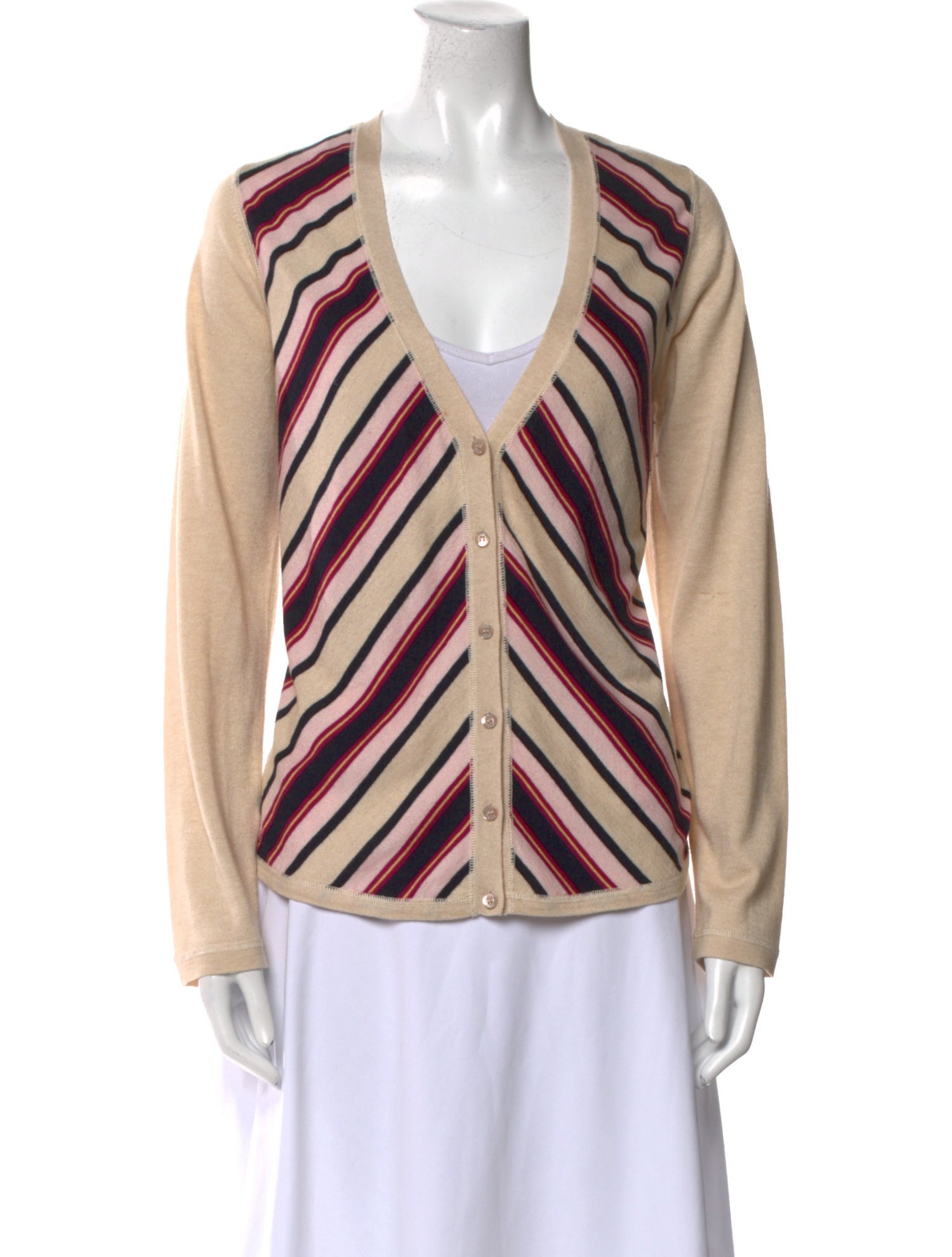Escada Sport Silk Striped Sweater