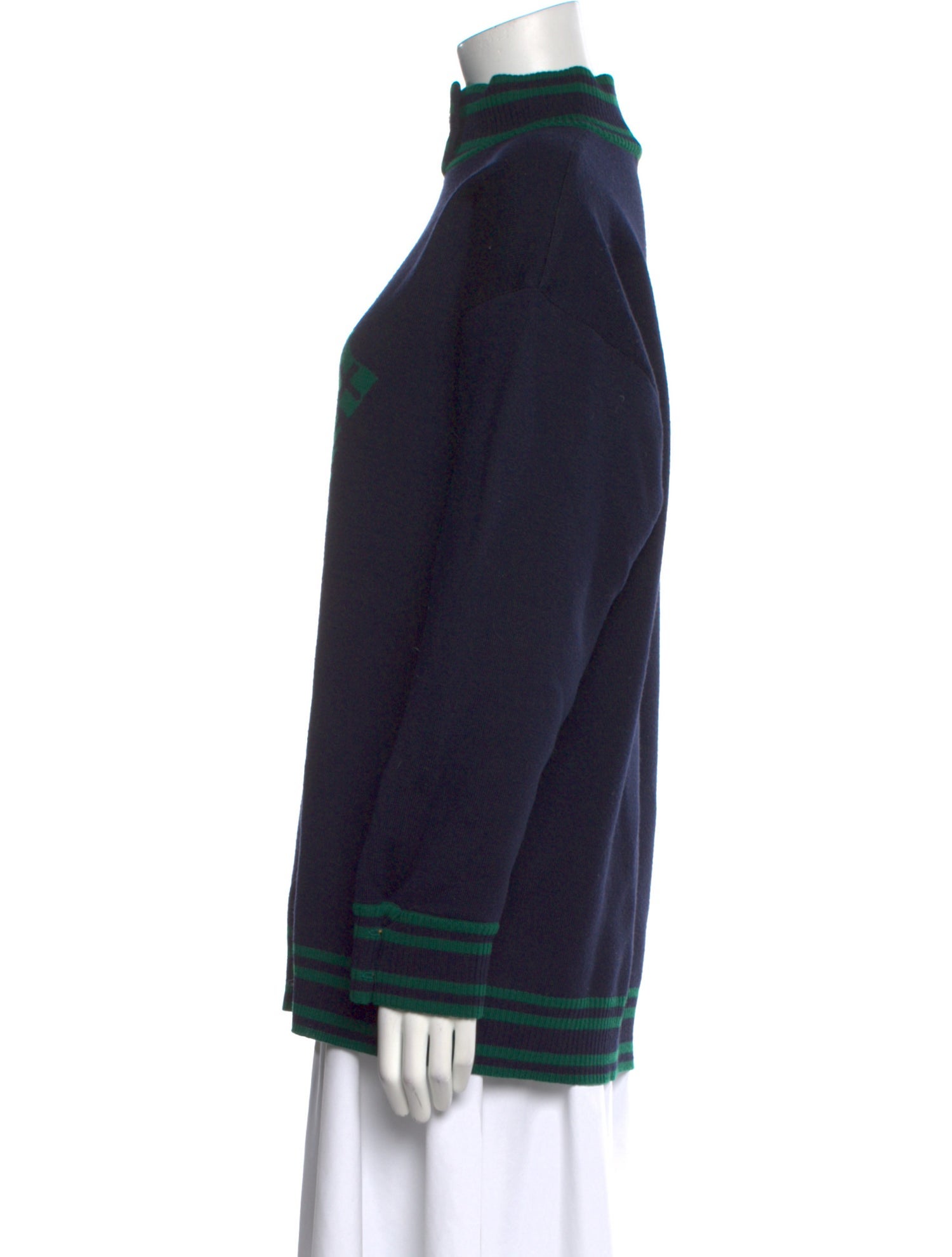 Escada Sport Wool Graphic Print Sweater