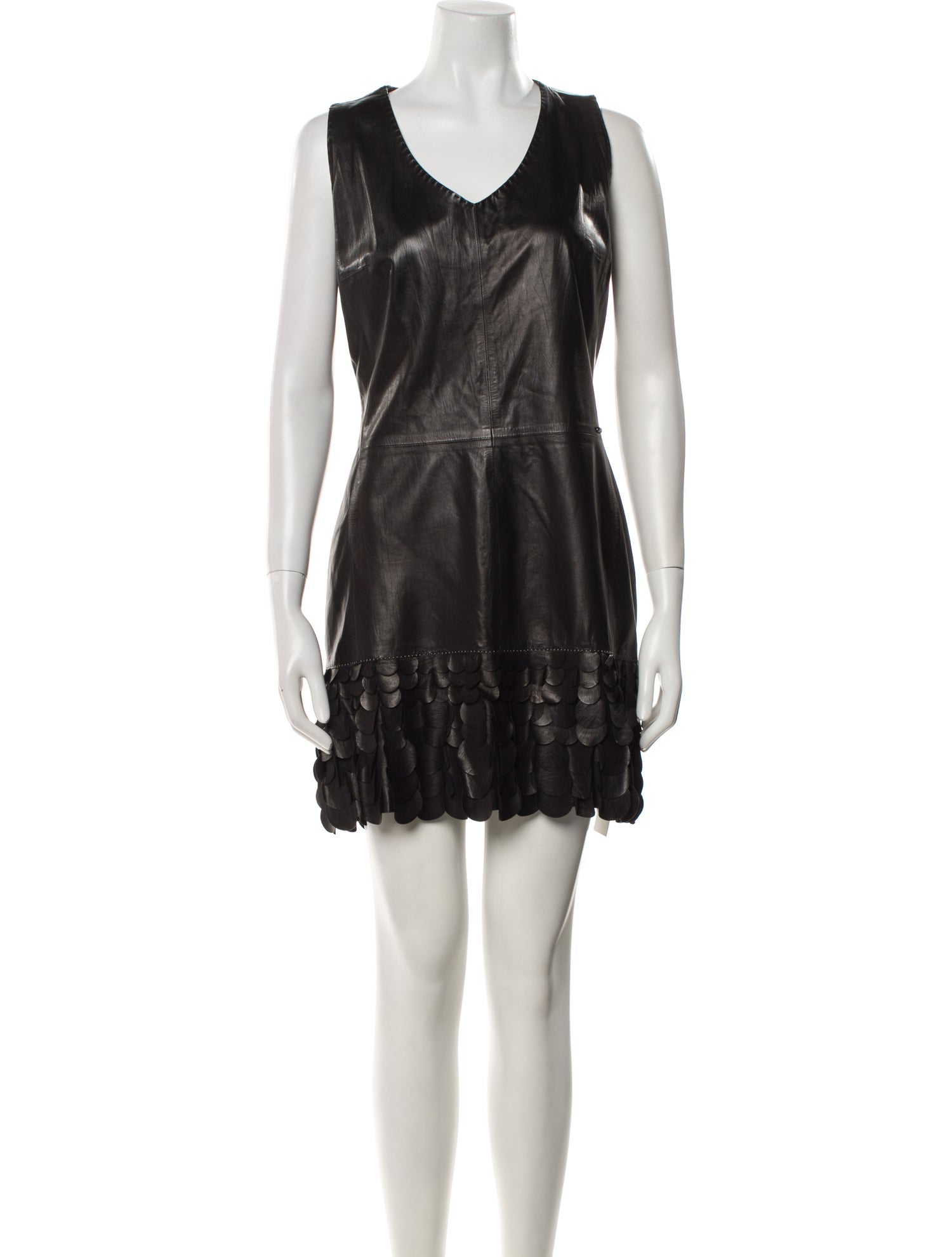 Escada Sport Lamb Leather Mini Dress