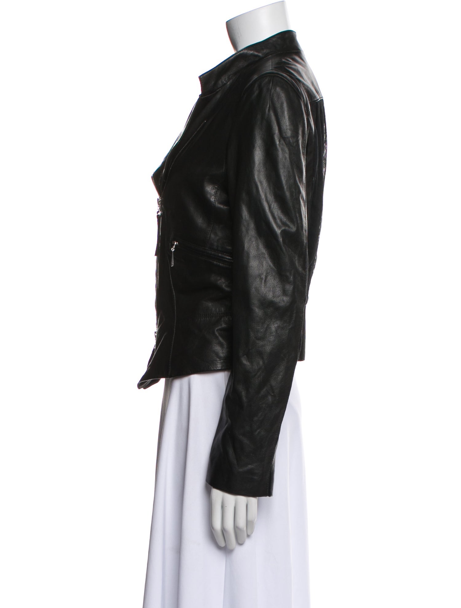 Escada Sport Lamb Leather Biker Jacket
