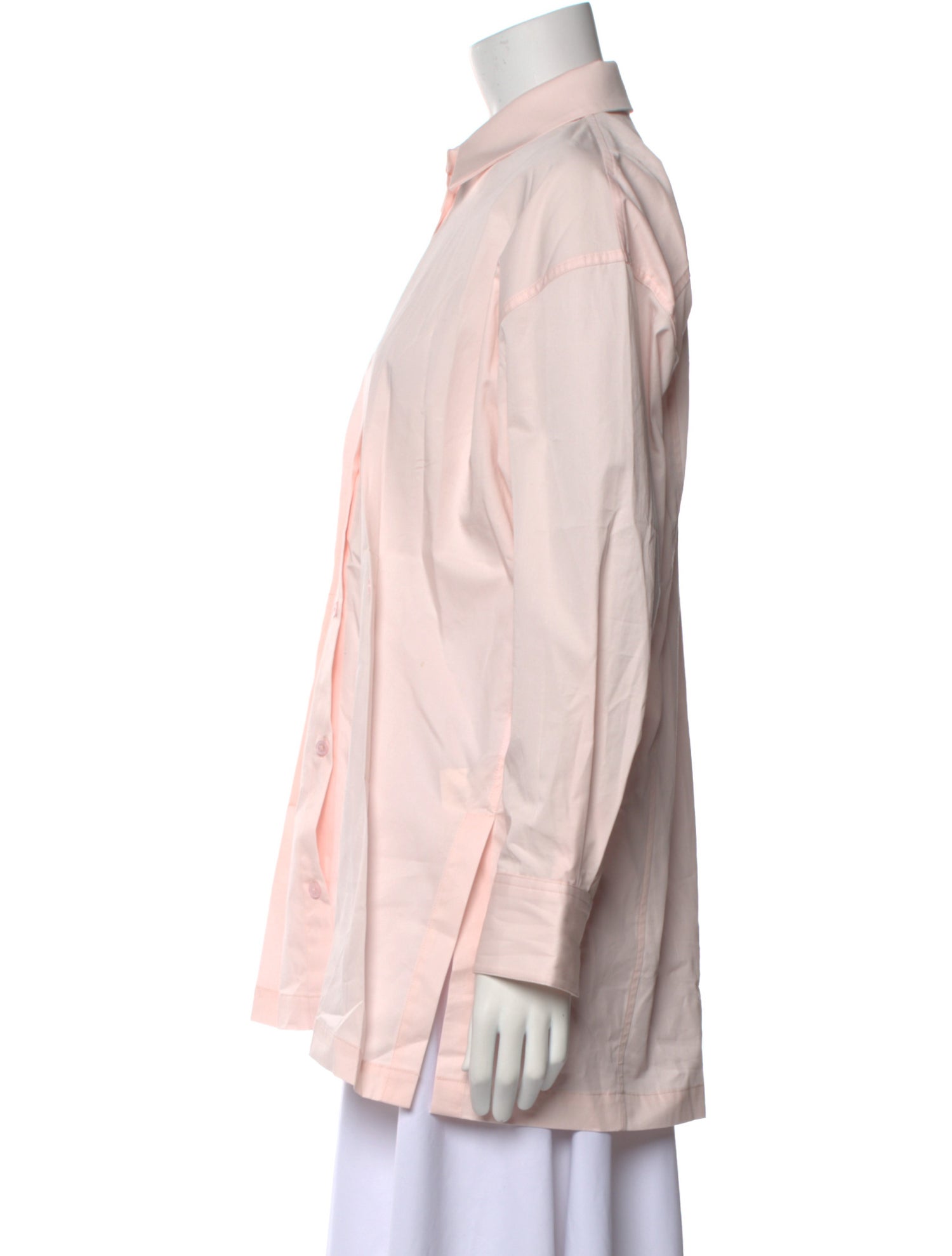 Eaves Long Sleeve Button-Up Top