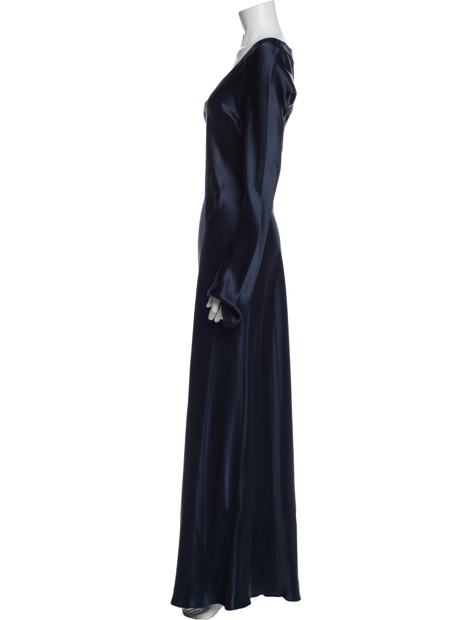 Eaves Silk Long Dress