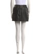 Eaves Leather Mini Skirt