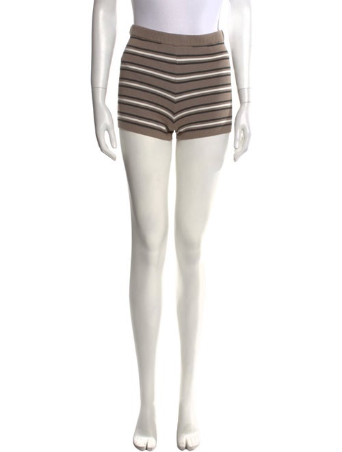 Eaves Striped Mini Shorts