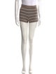 Eaves Striped Mini Shorts