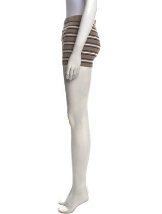 Eaves Striped Mini Shorts