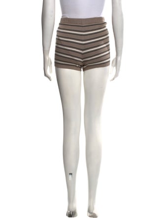 Eaves Striped Mini Shorts