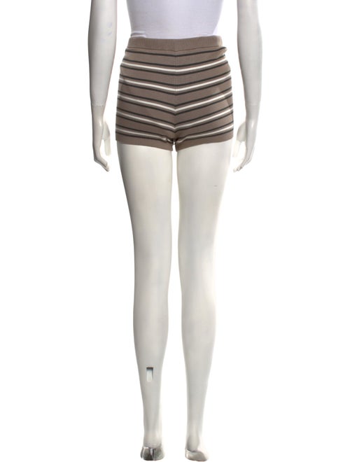 Eaves Striped Mini Shorts