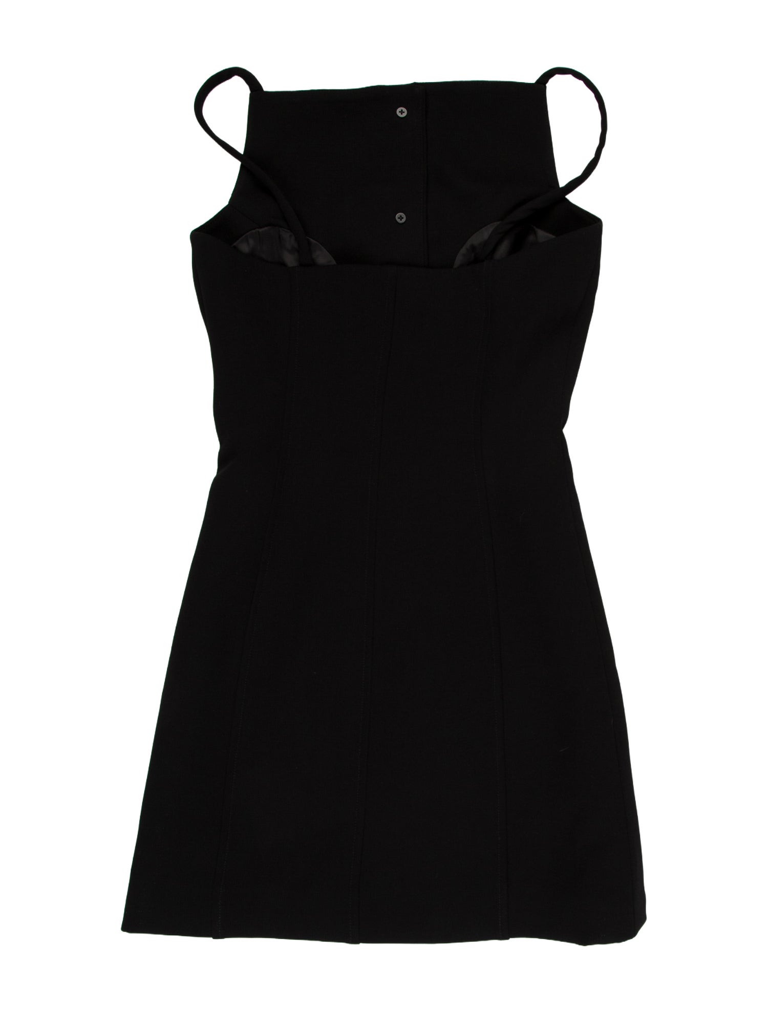 Eaves Square Neckline Mini Dress
