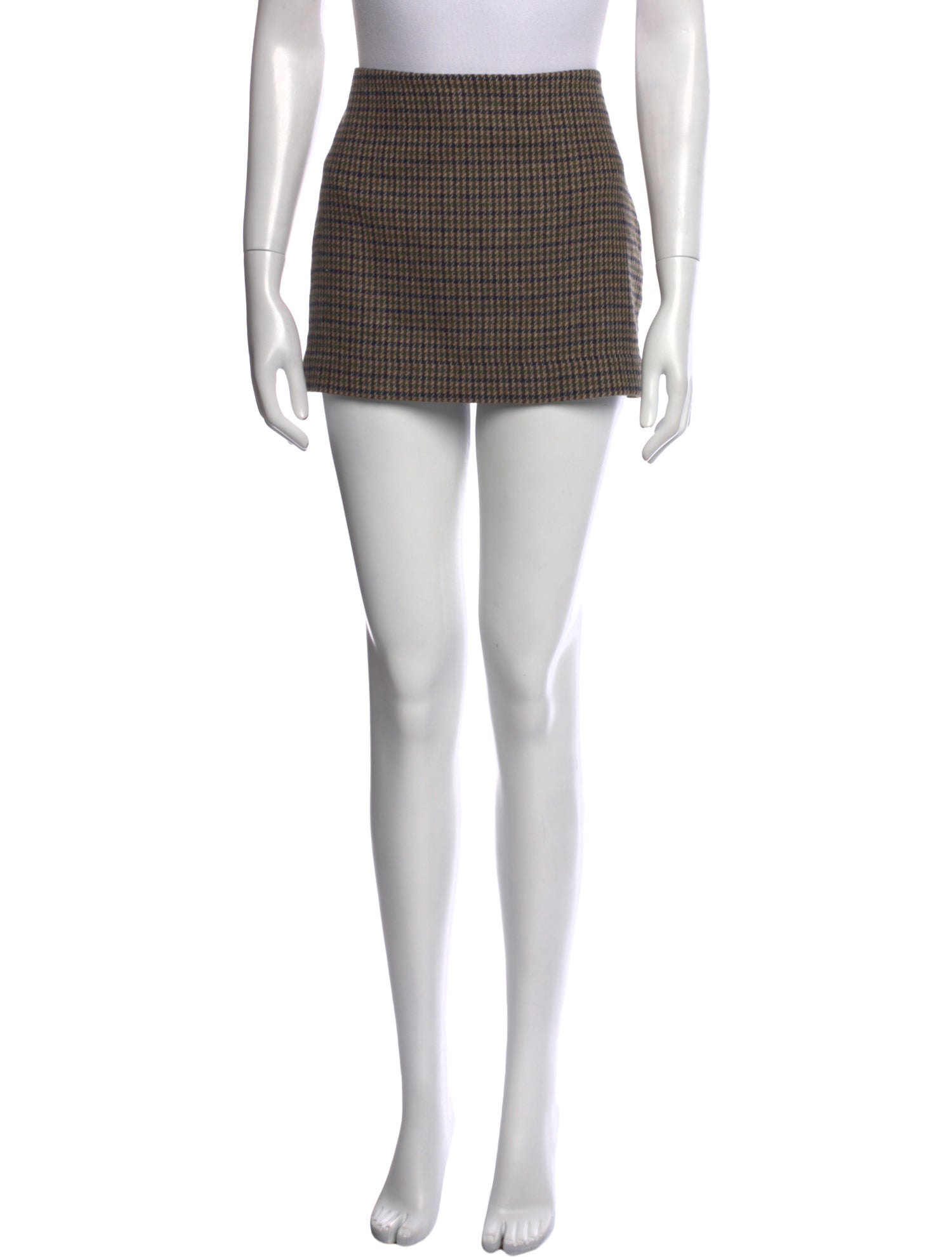 Eaves Houndstooth Print Mini Skirt w/ Tags