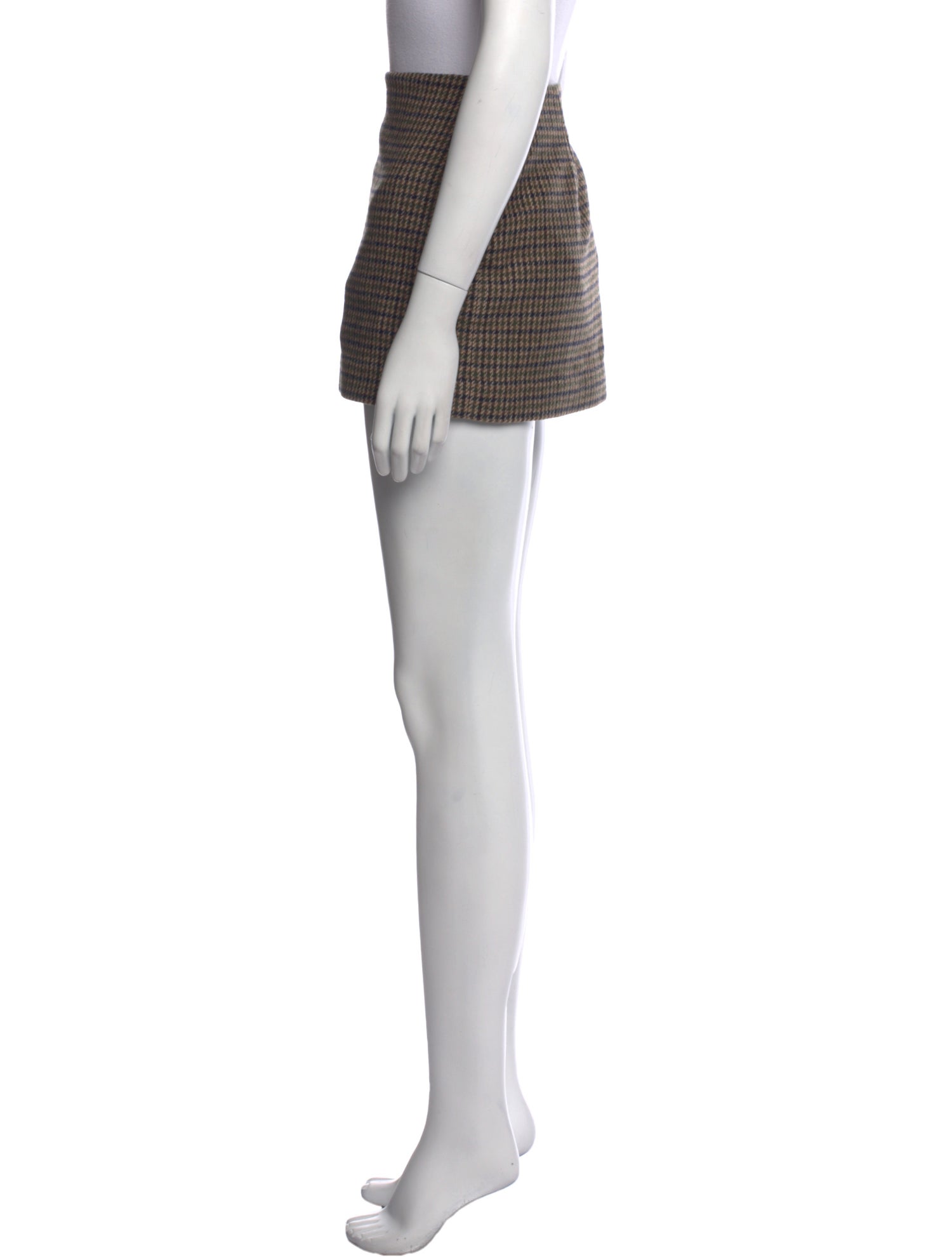 Eaves Houndstooth Print Mini Skirt w/ Tags