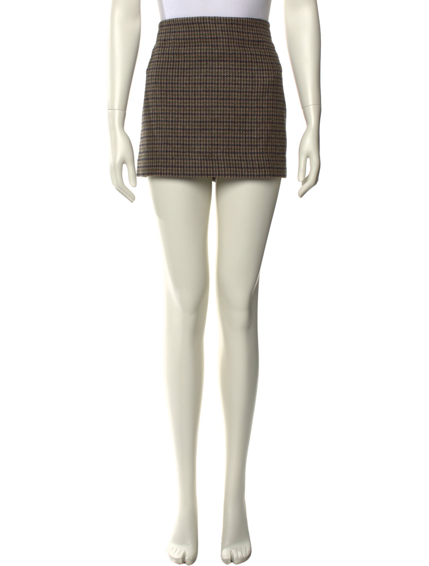 Eaves Houndstooth Print Mini Skirt w/ Tags