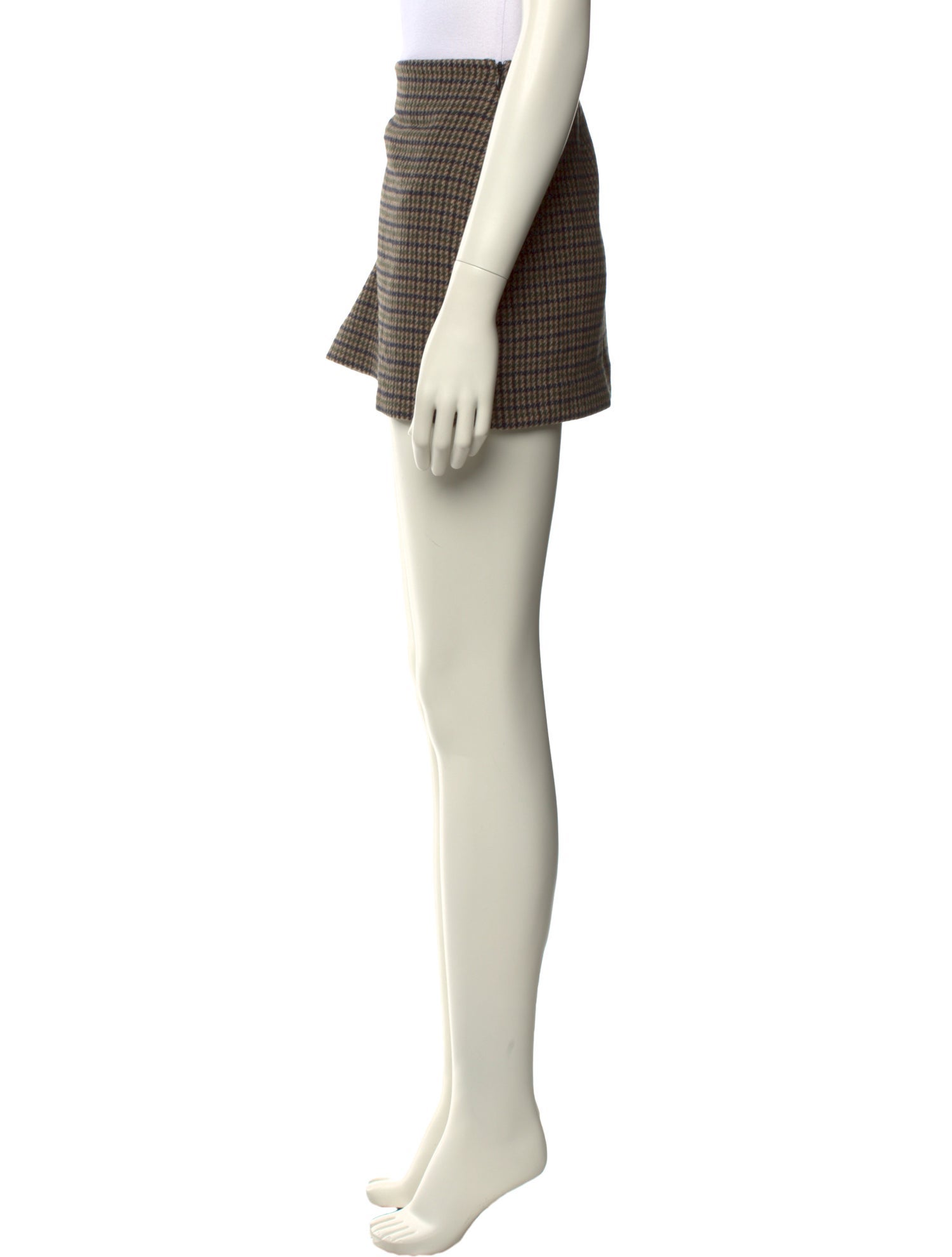 Eaves Houndstooth Print Mini Skirt w/ Tags