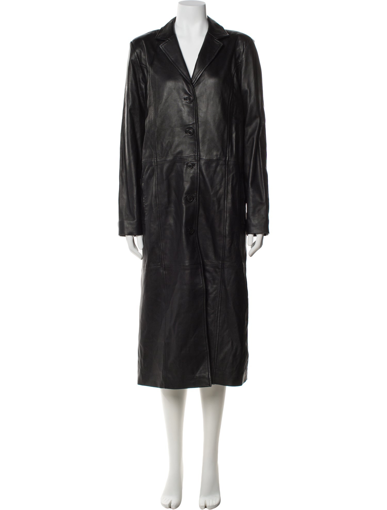Eaves Leather Coat