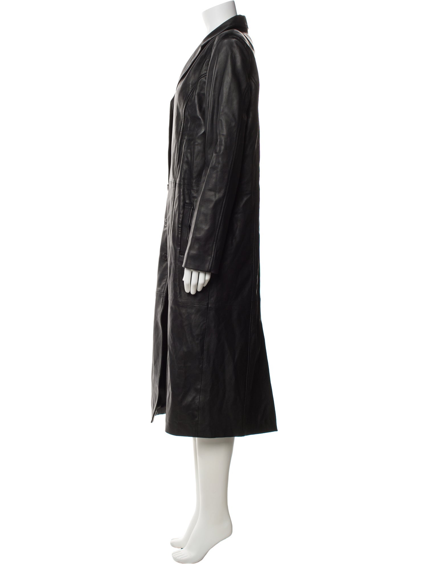 Eaves Leather Coat