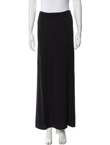 Pre-owned Eaves Long Skirt In Gray