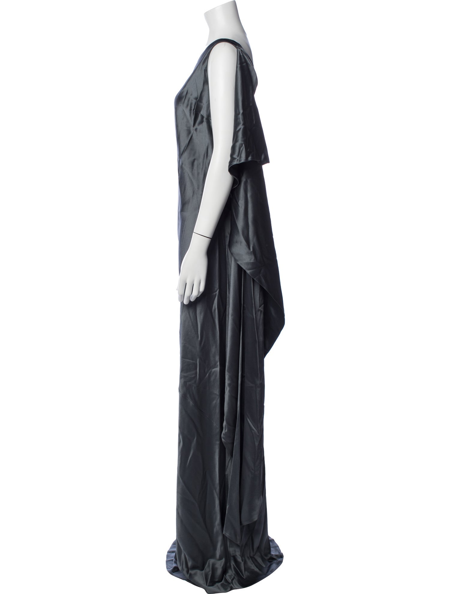 Eaves Satin Long Dress