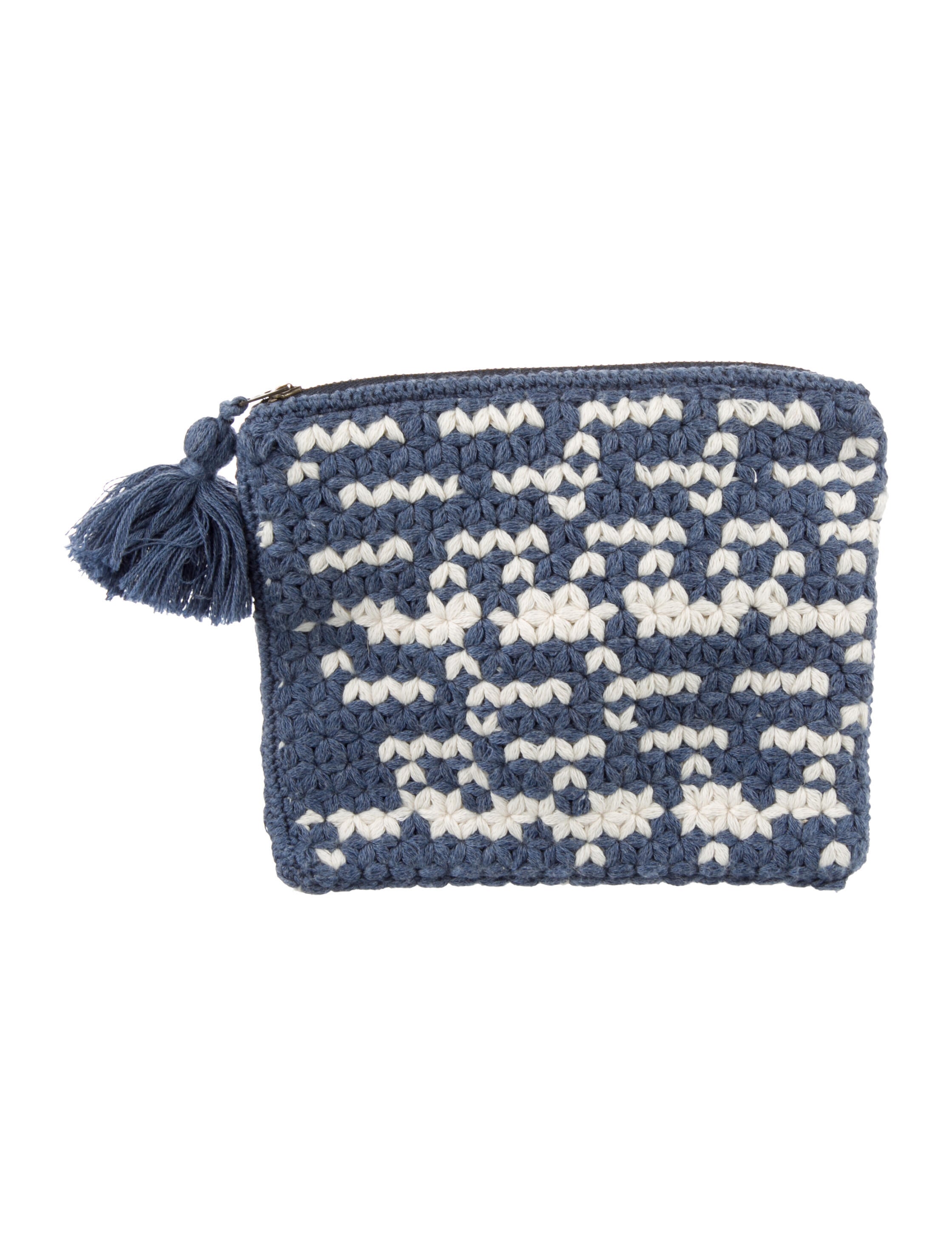 Escvdo Crochet Fabric Cosmetic Bag