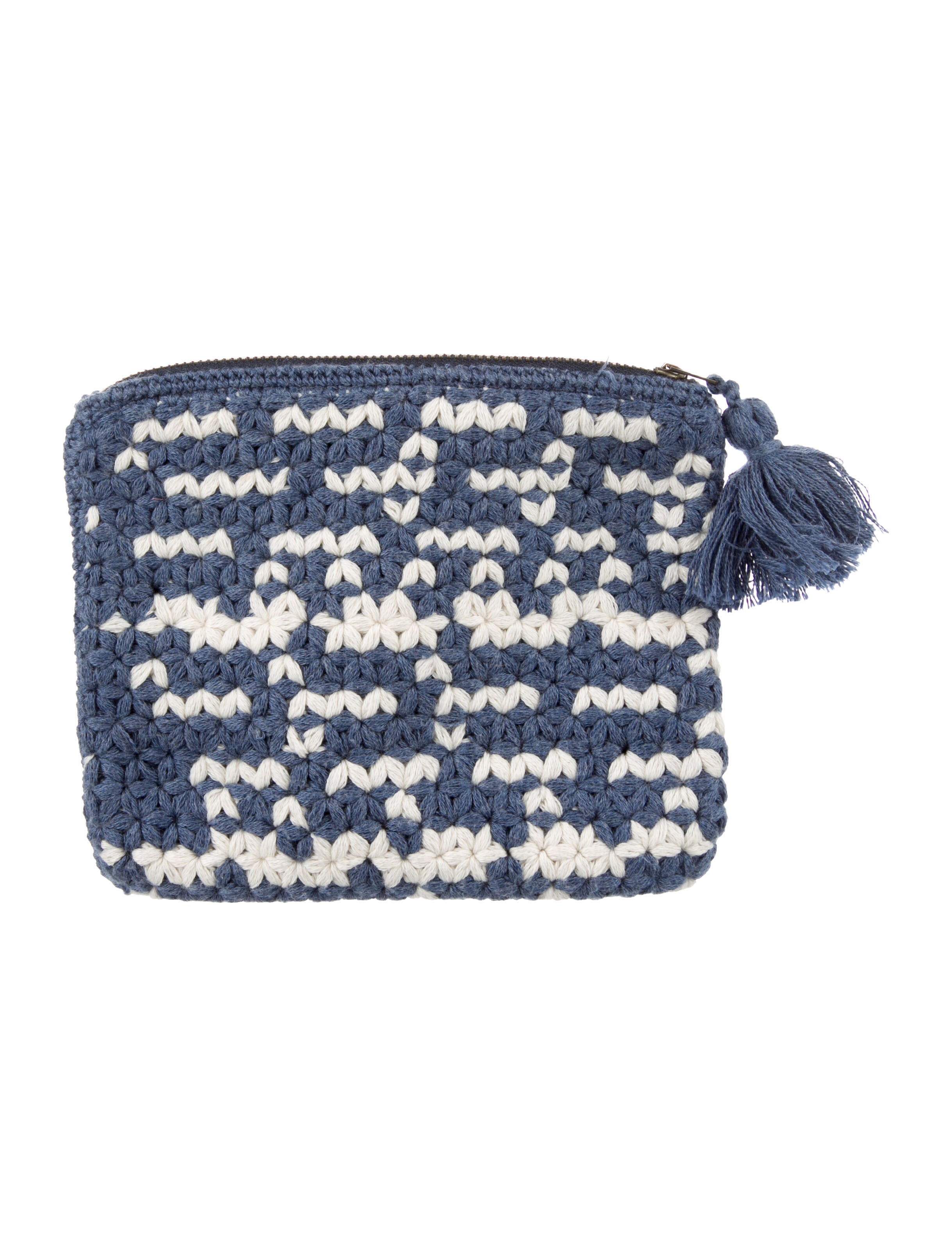Escvdo Crochet Fabric Cosmetic Bag
