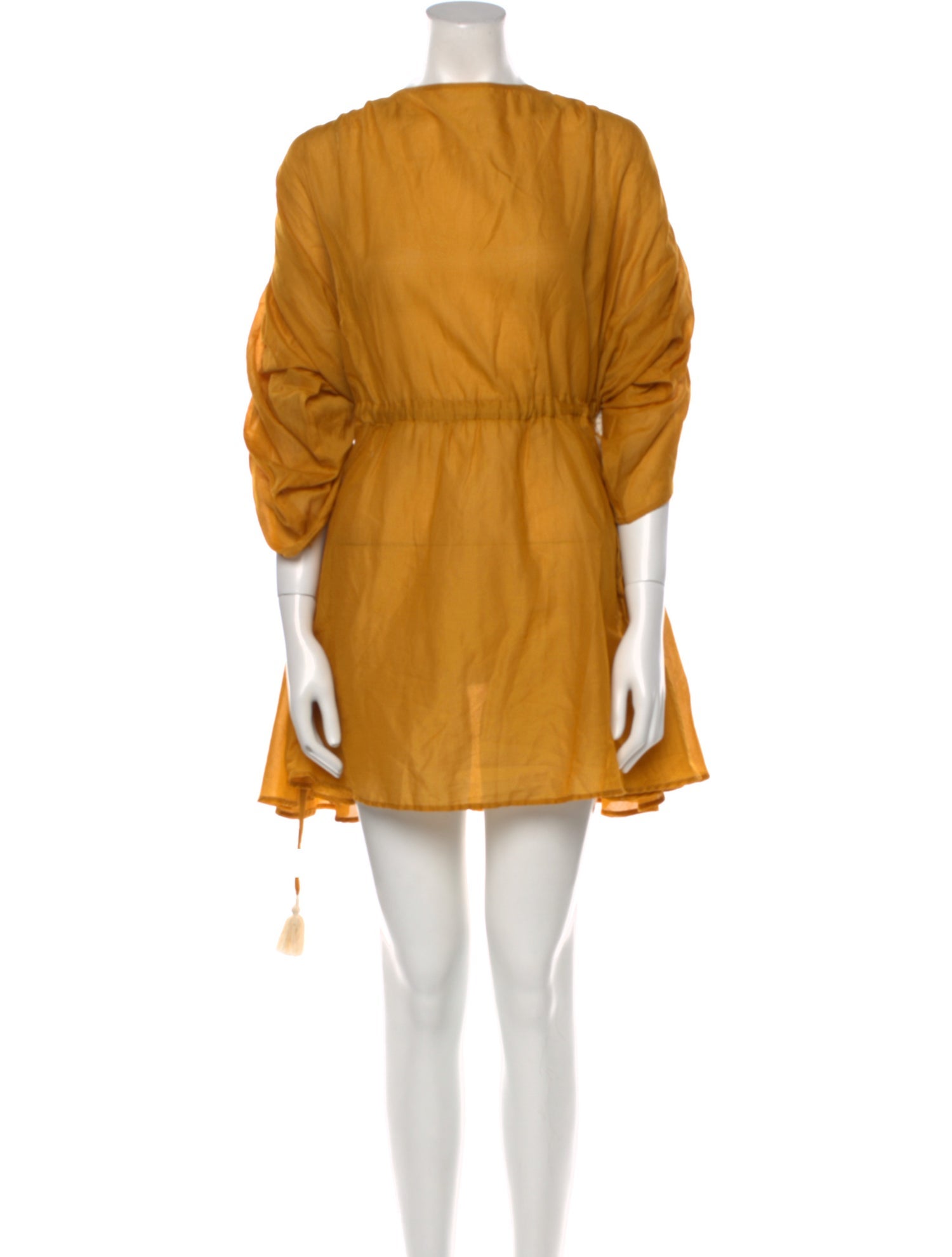 Escvdo Crew Neck Mini Dress