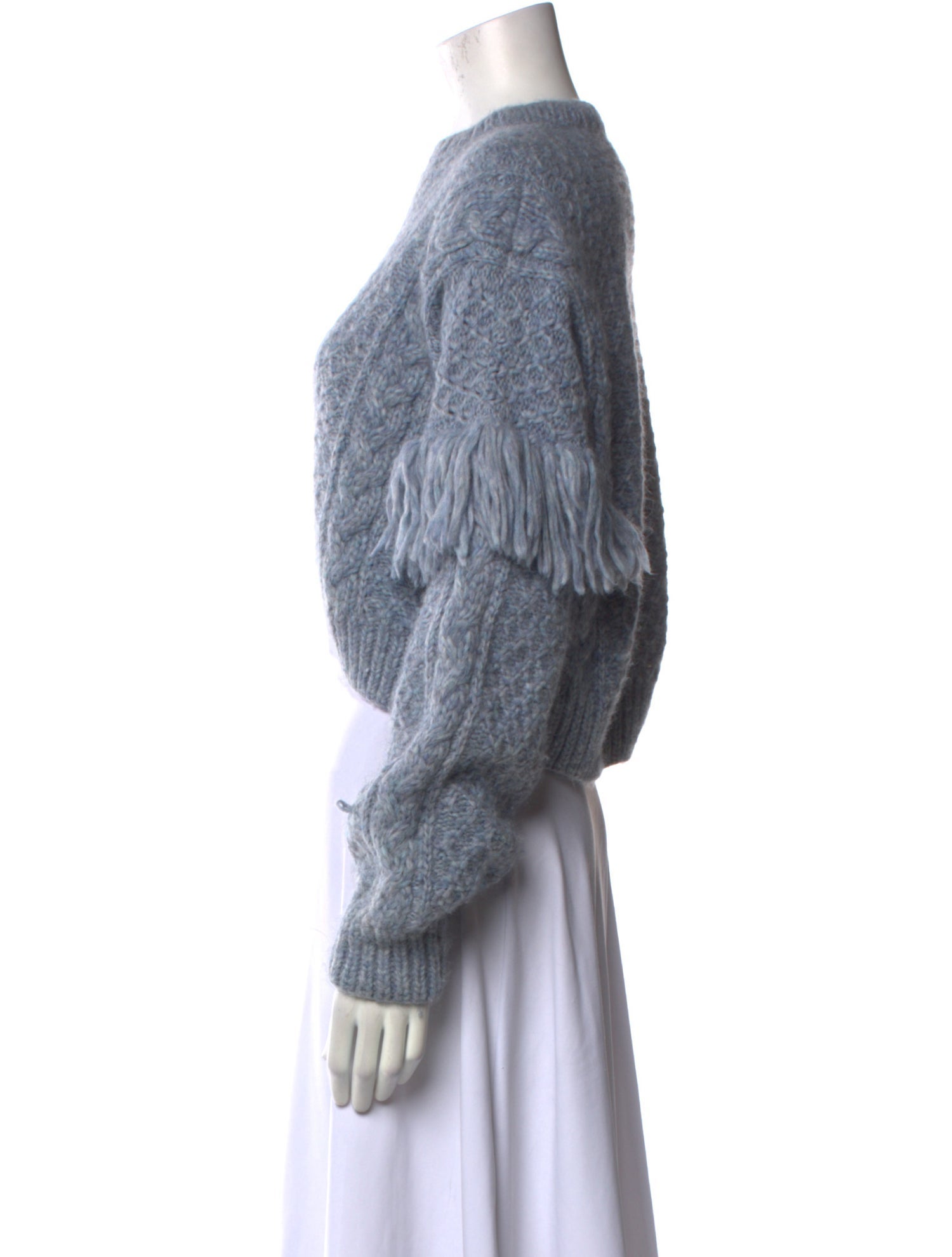 Escvdo Baby Alpaca Crew Neck Sweater