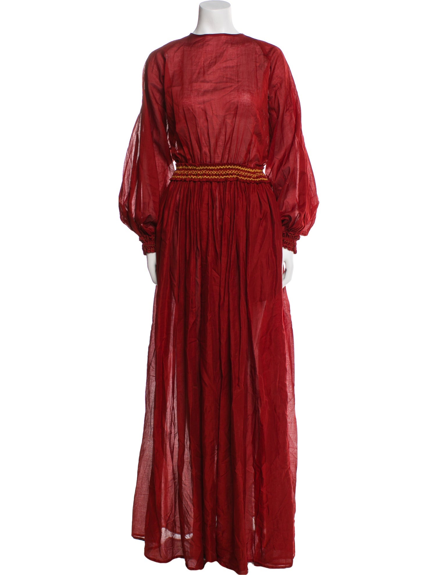 Escvdo Bateau Neckline Long Dress w/ Tags