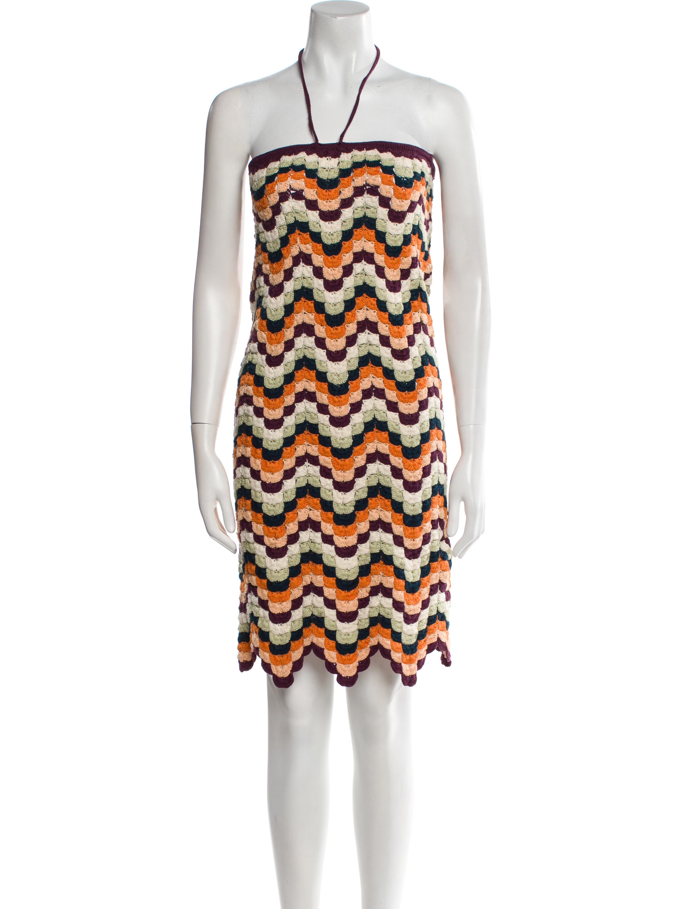 Escvdo Striped Mini Dress