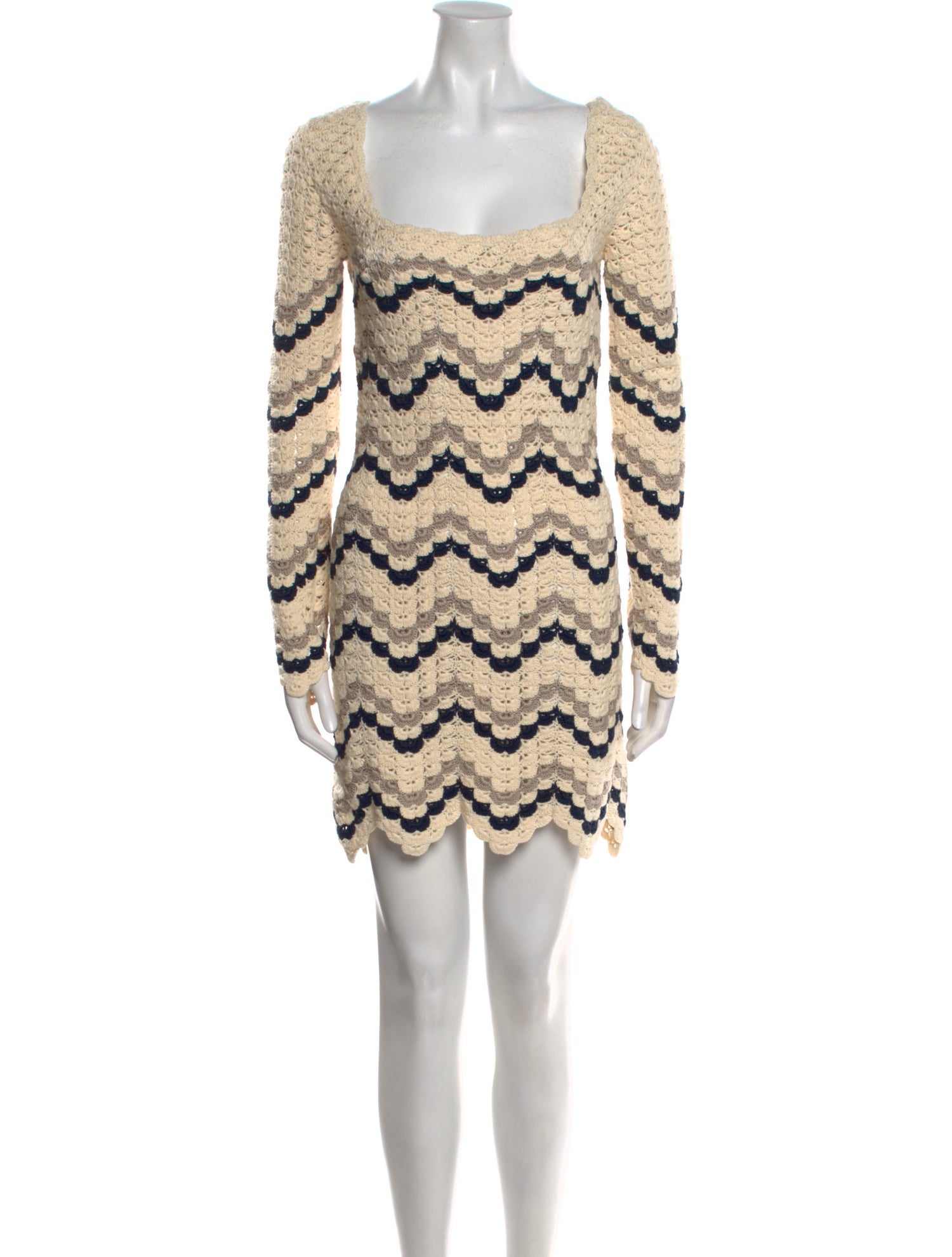 Escvdo Printed Mini Dress