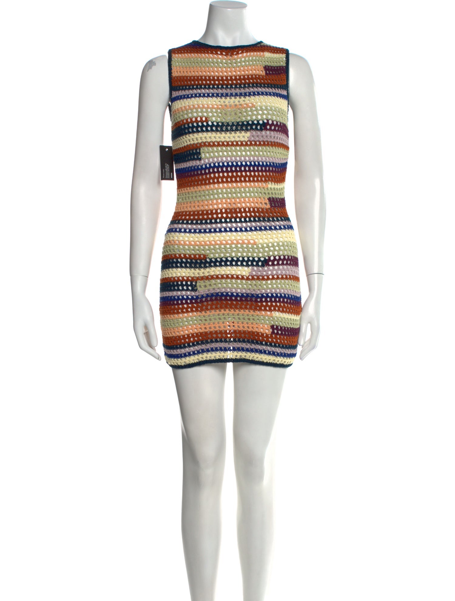 Escvdo Striped Mini Dress