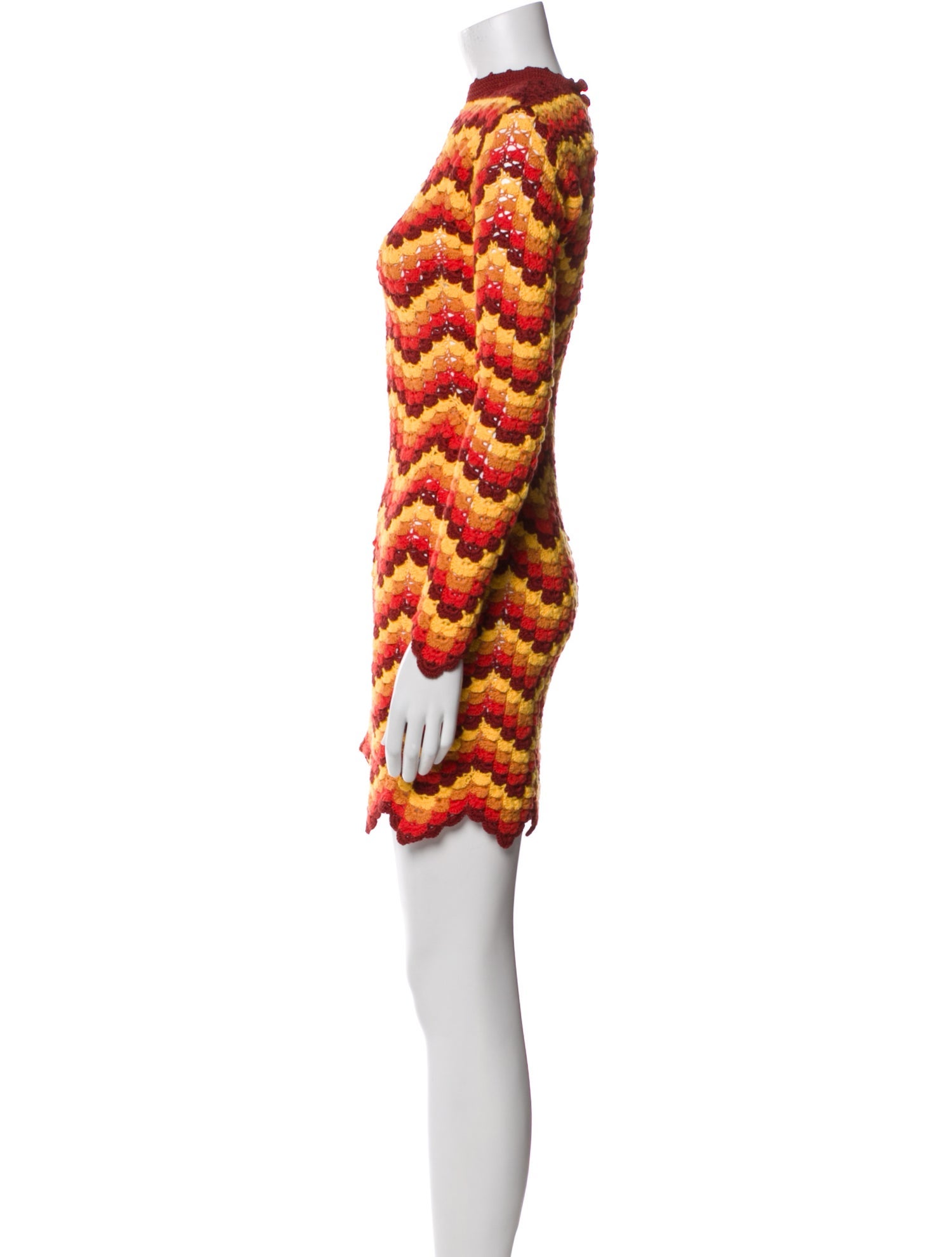 Escvdo Printed Mini Dress w/ Tags