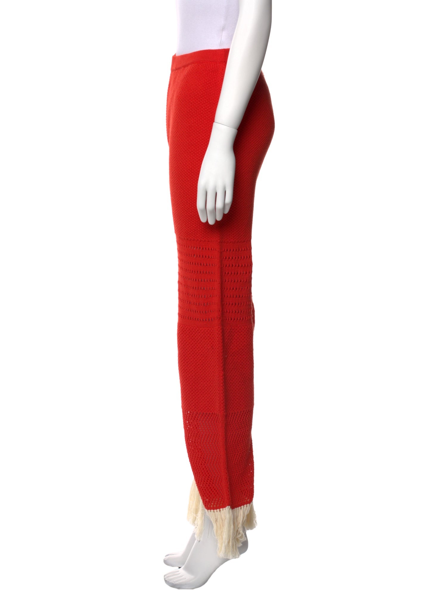 Escvdo Colorblock Pattern Wide Leg Pants