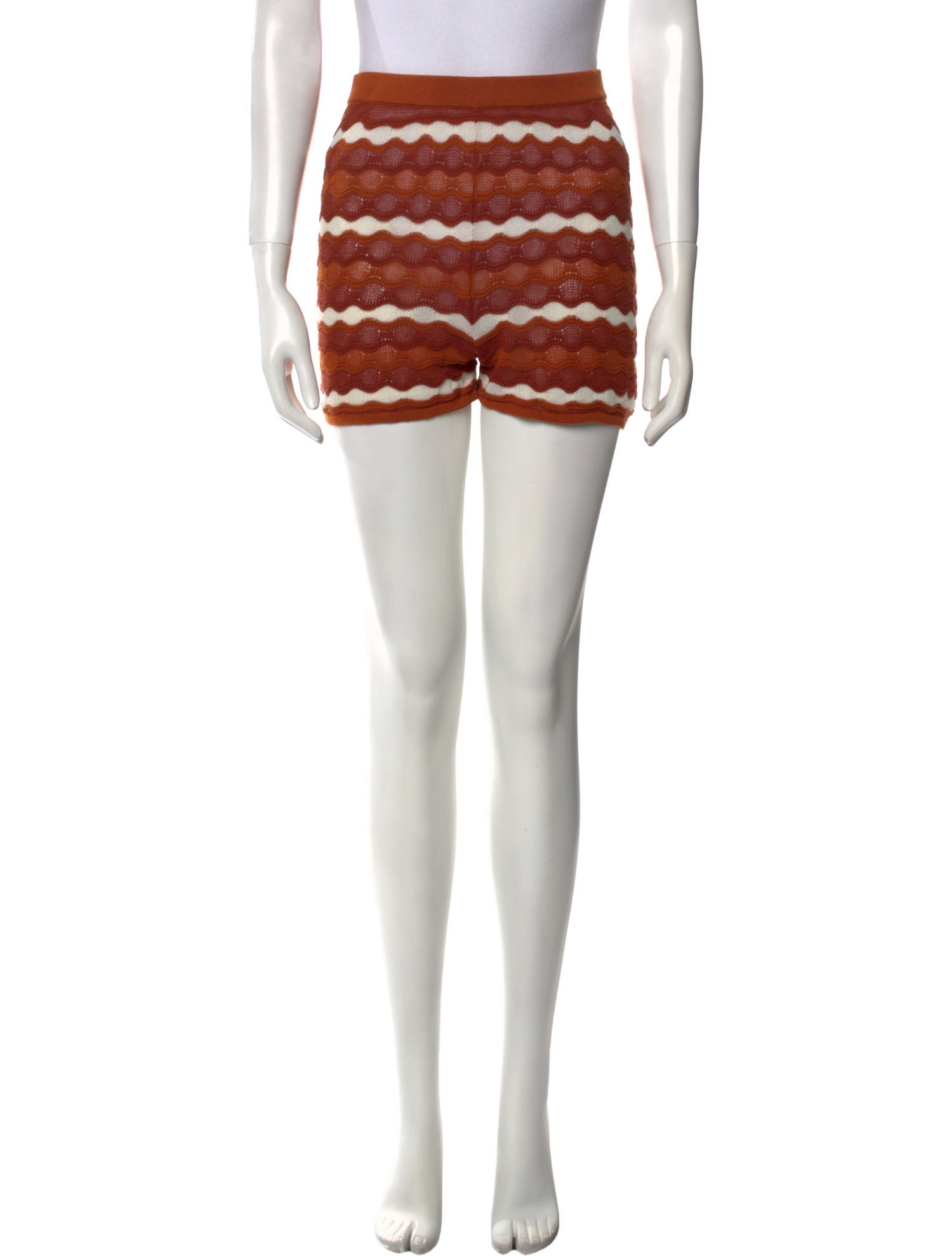 Escvdo Printed Mini Shorts