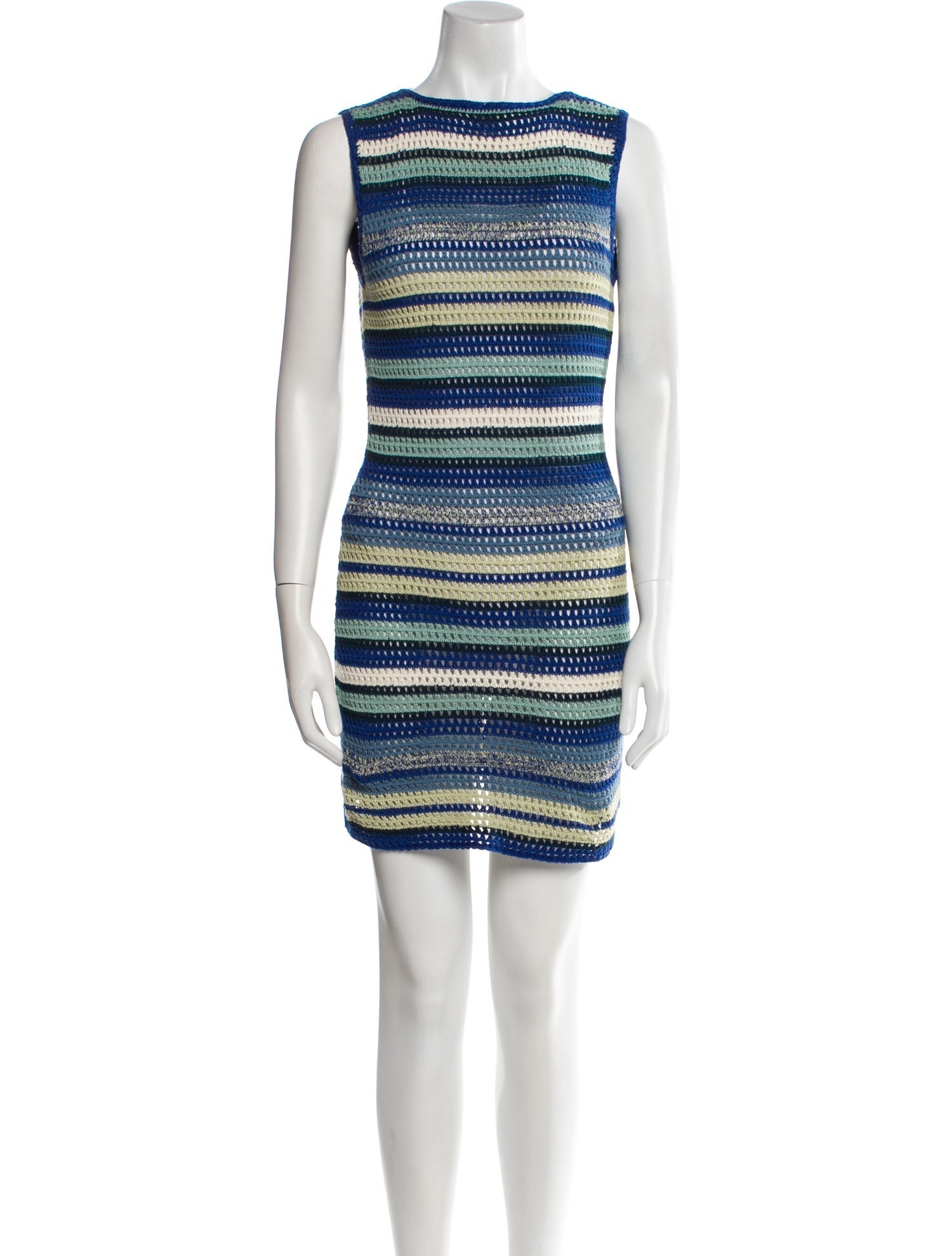 Escvdo Striped Mini Dress w/ Tags