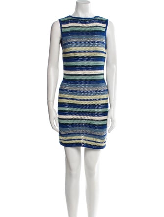 Escvdo Striped Mini Dress w/ Tags