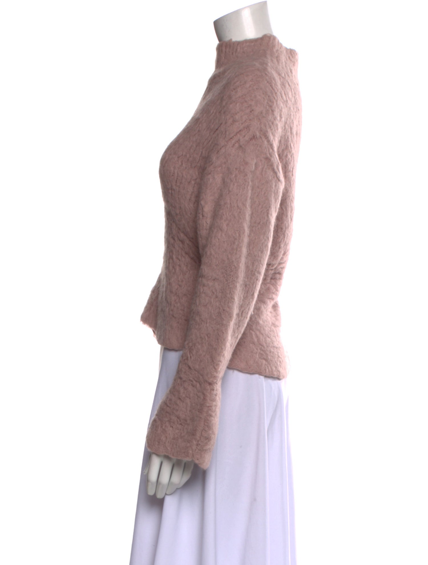 Escvdo Mock Neck Sweater