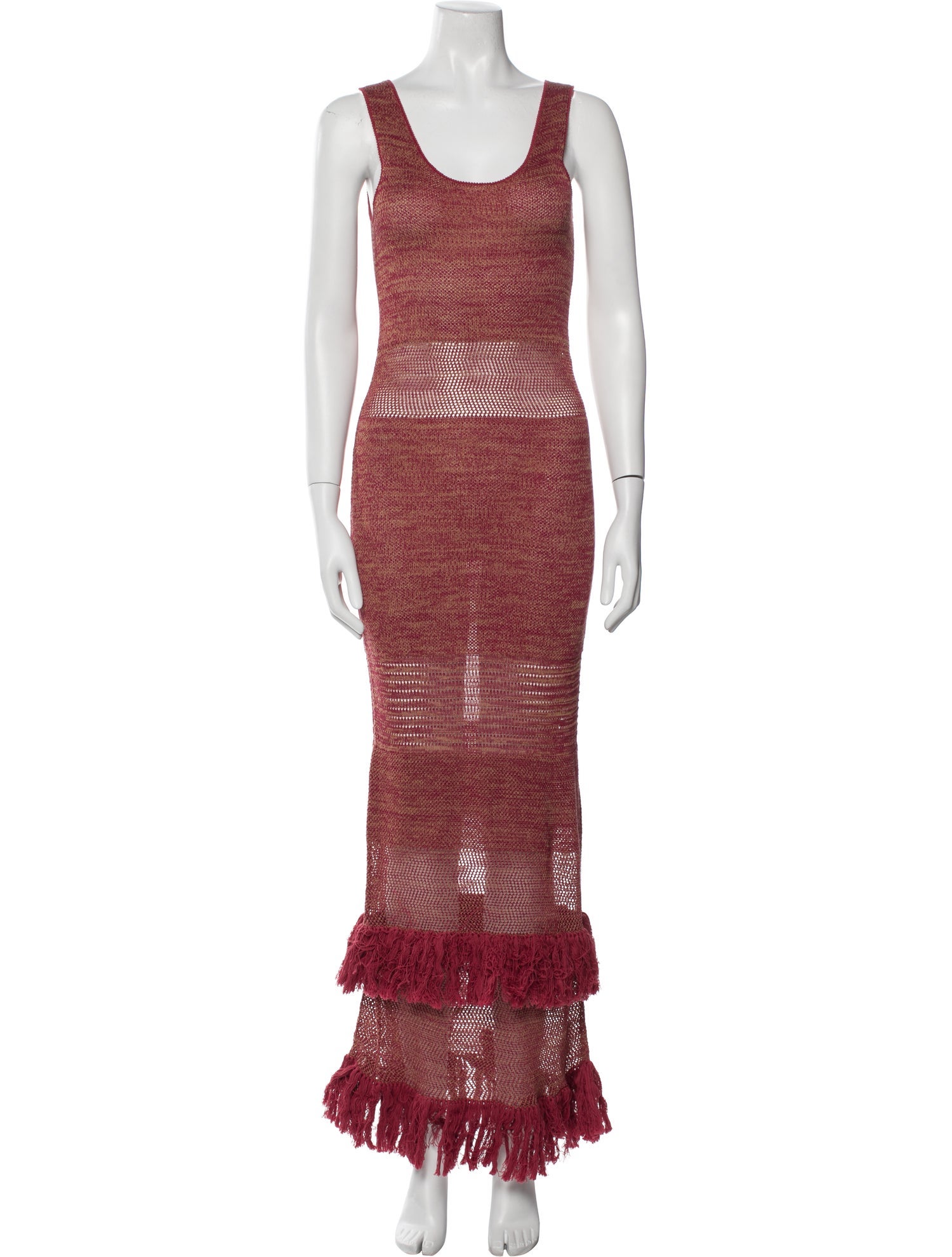 Escvdo Printed Long Dress