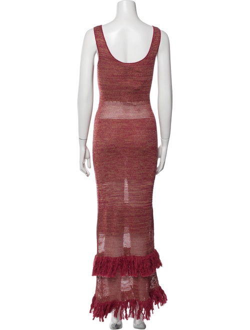 Escvdo Printed Long Dress