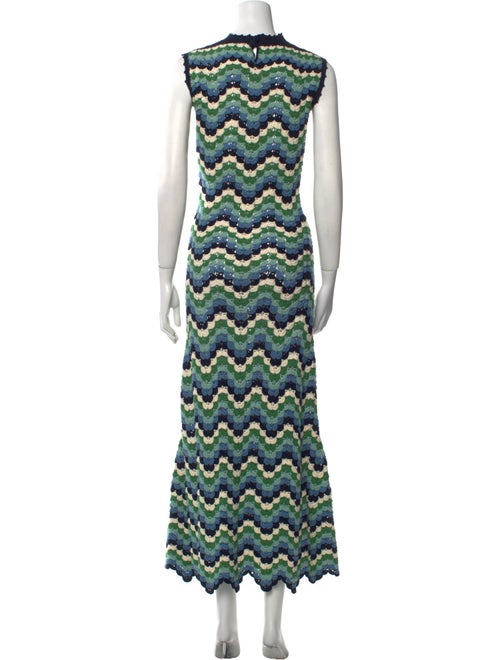 Escvdo Striped Long Dress