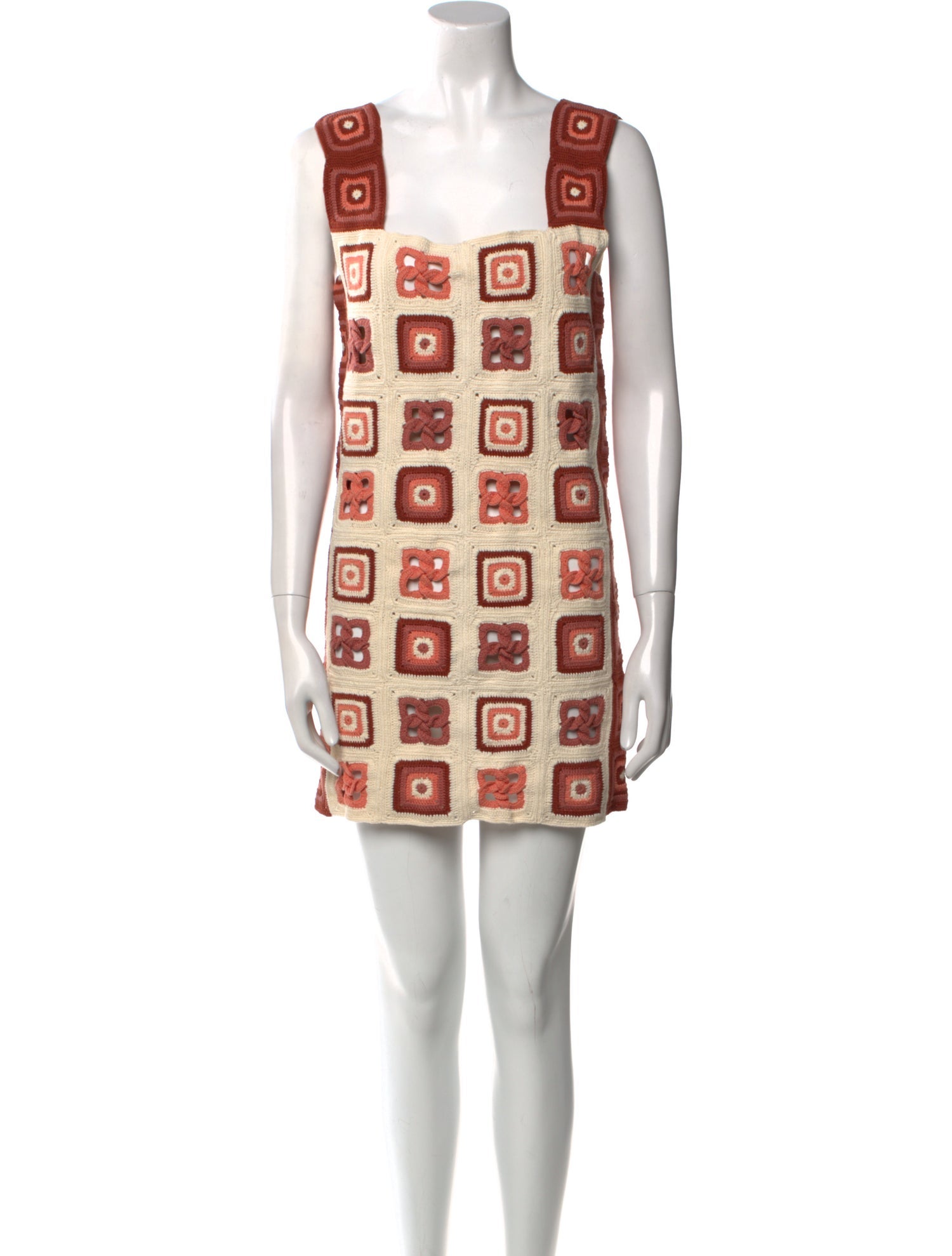 Escvdo Printed Mini Dress w/ Tags