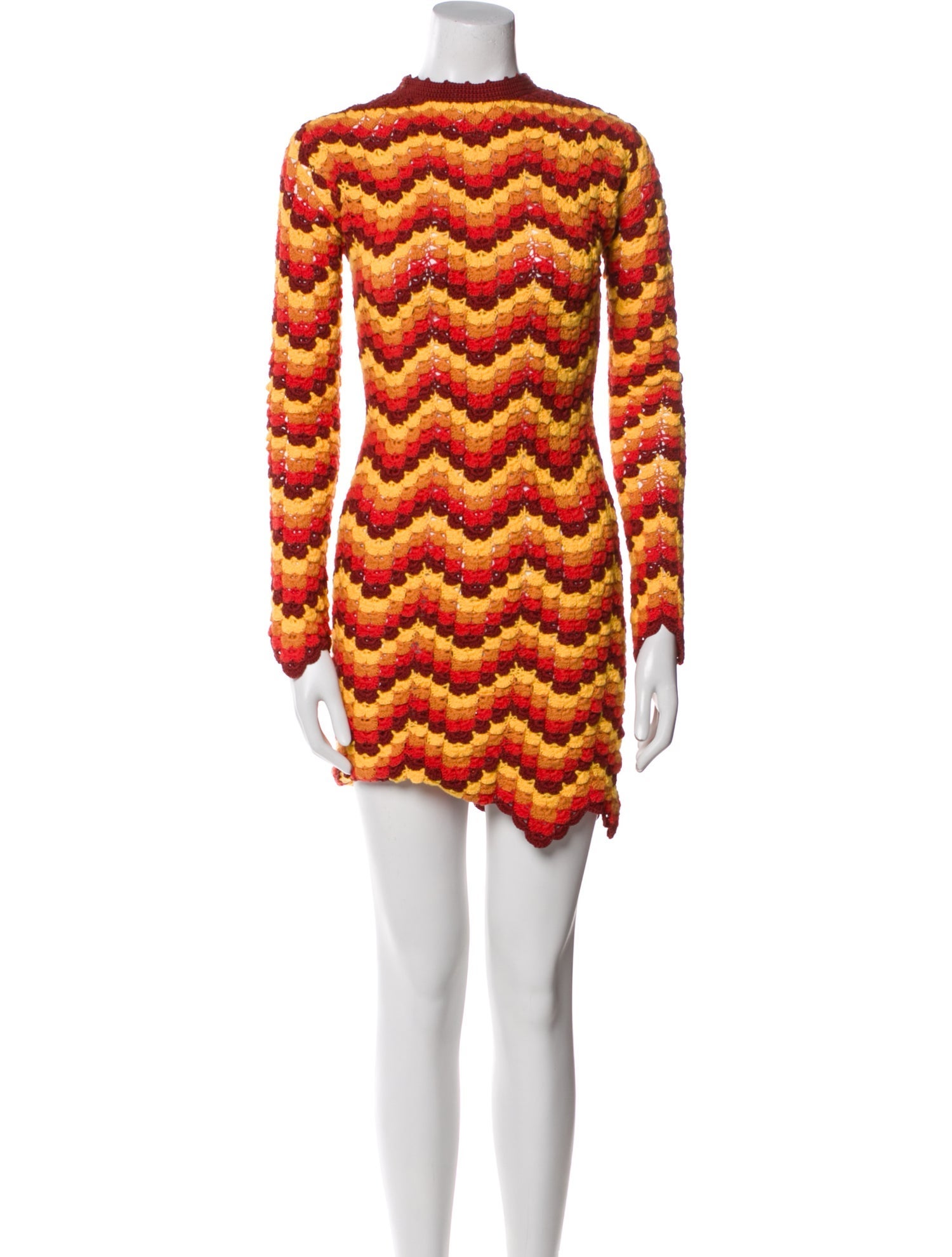 Escvdo Printed Mini Dress w/ Tags