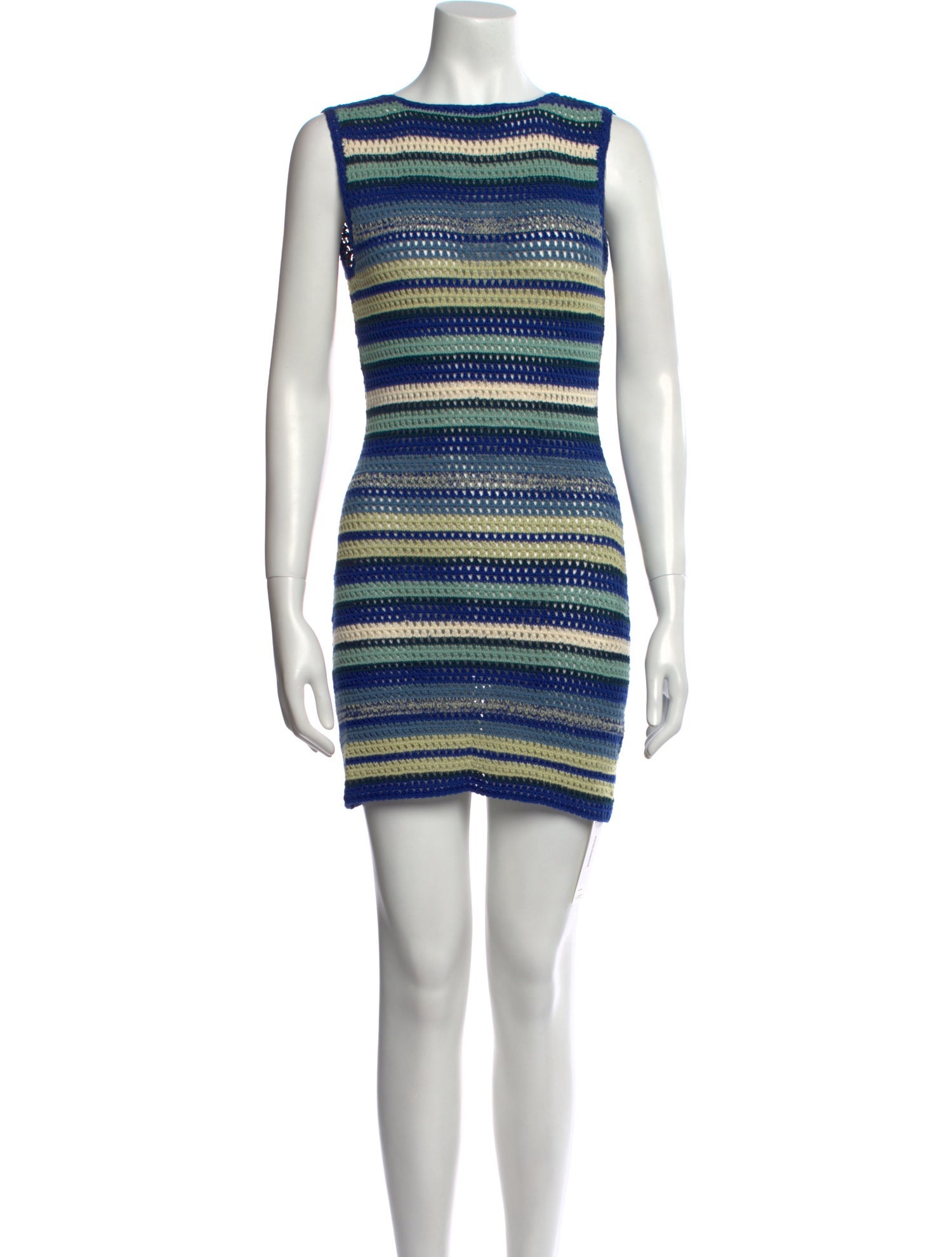 Escvdo Striped Mini Dress