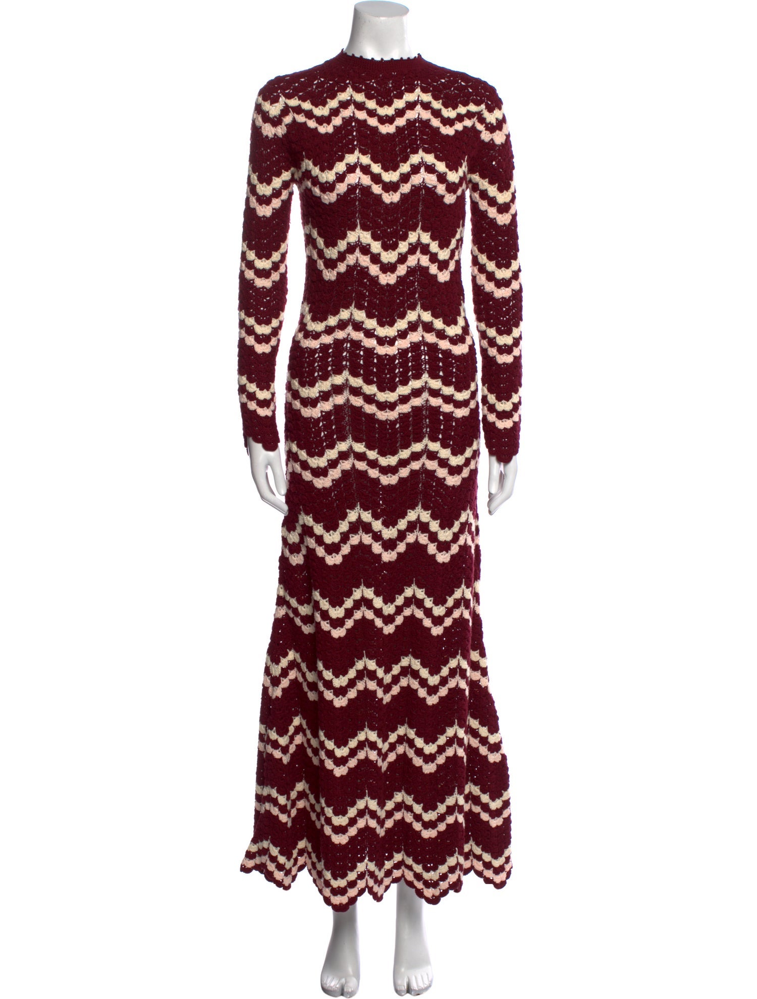 Escvdo Striped Long Dress
