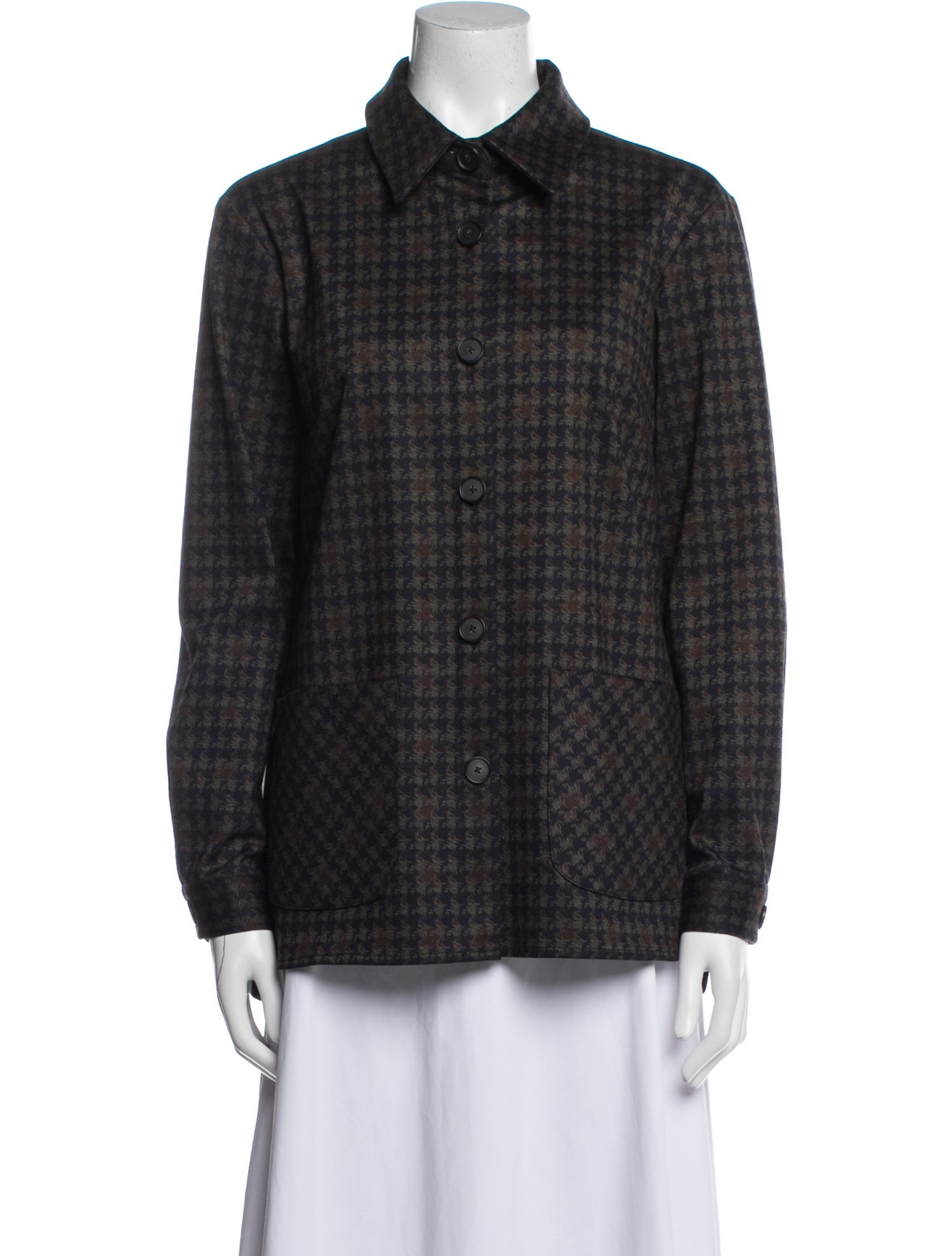Estelle and Finn Plaid Print Blazer