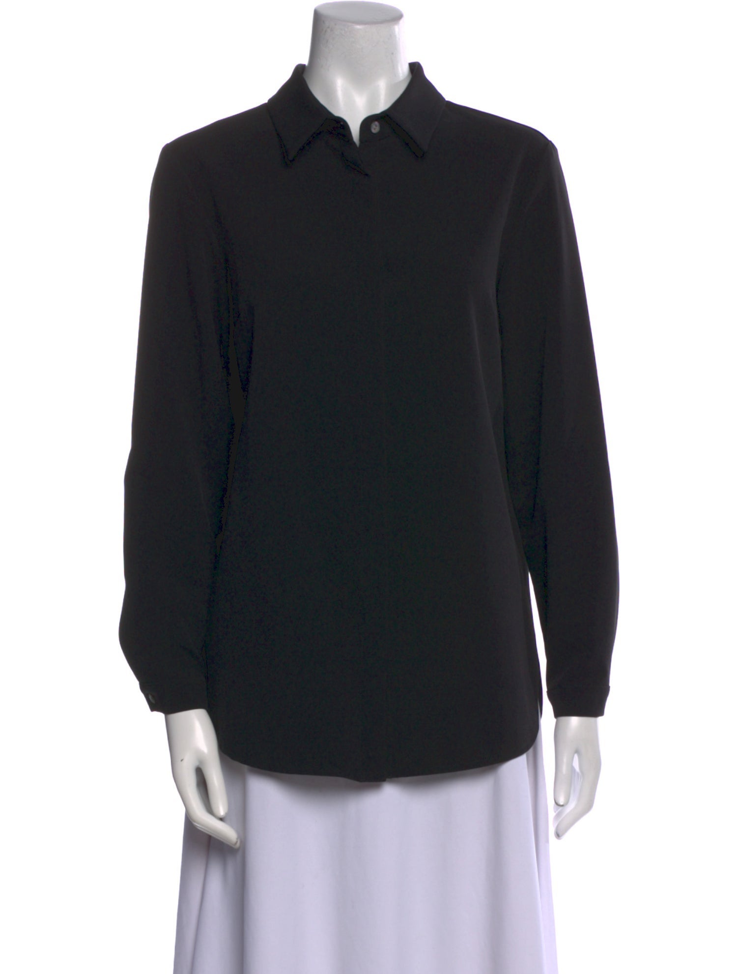 Estelle and Finn Long Sleeve Button-Up Top