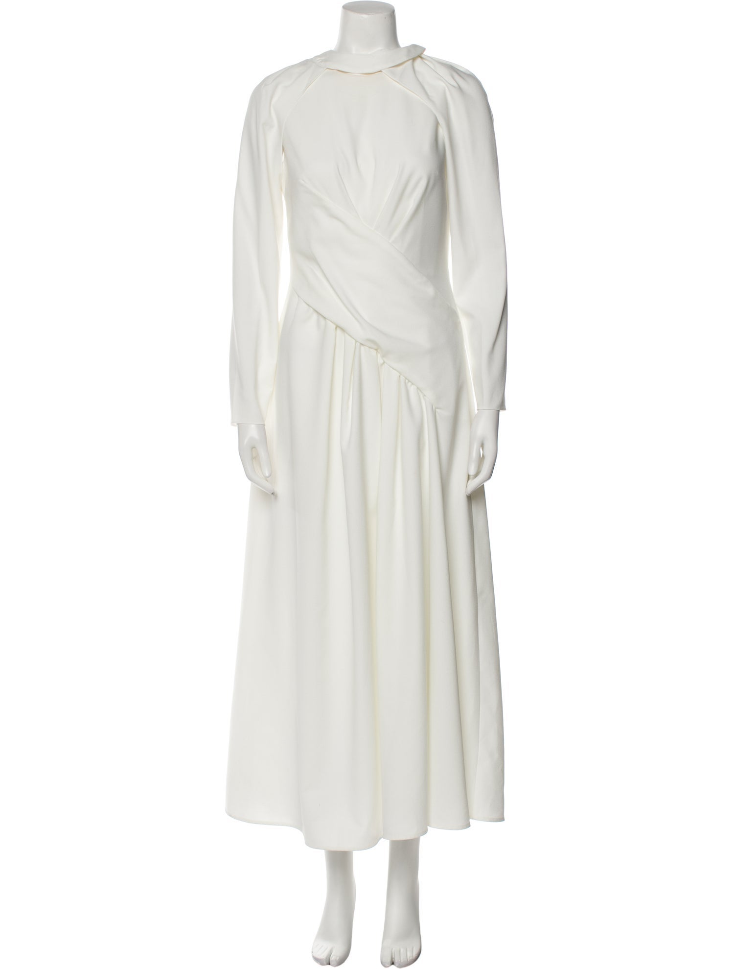 E.STOTT Crew Neck Long Dress